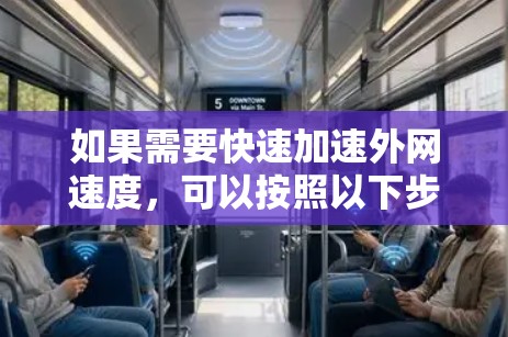 如果需要快速加速外网速度,可以按照以下步骤操作