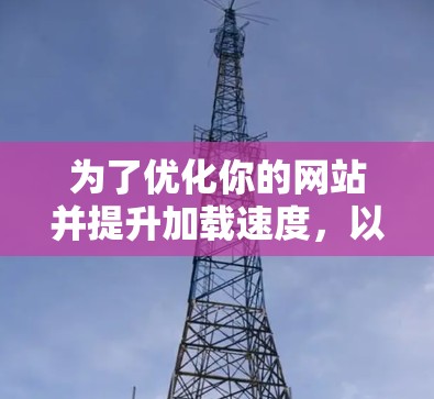 为了优化你的网站并提升加载速度，以下是一步步的指南