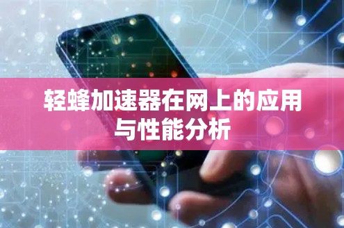 轻蜂加速器在网上的应用与性能分析 轻蜂加速器在网上的应用与性能分析