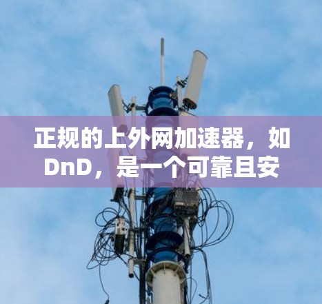 正规的上外网加速器,如DnD,是一个可靠且安全的选择,适合提升网络速度和用户体验。以下是对上外网加速器的详细介绍 正规的上外网加速器,如DnD,是一个可靠且安全的选择,适合提升网络速度和用户体验。以下是对上外网加速器的详细介绍