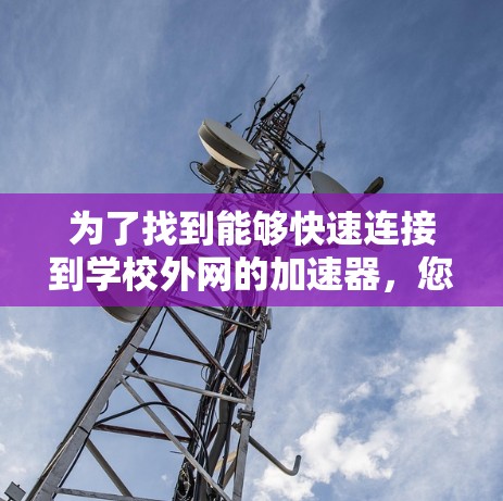 为了找到能够快速连接到学校外网的加速器，您可以按照以下步骤进行选择和验证