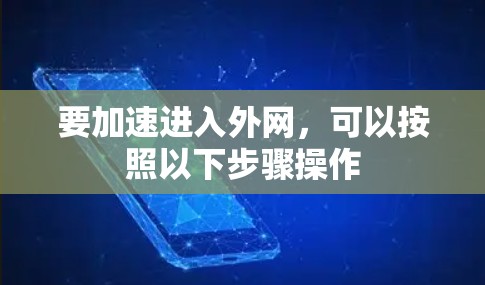 要加速进入外网，可以按照以下步骤操作