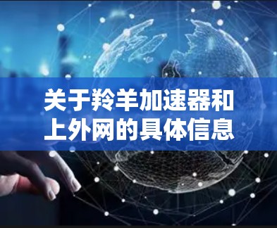关于羚羊加速器和上外网的具体信息,可能存在不同的解释,因此需要明确以下几点 关于羚羊加速器和上外网的具体信息,可能存在不同的解释,因此需要明确以下几点