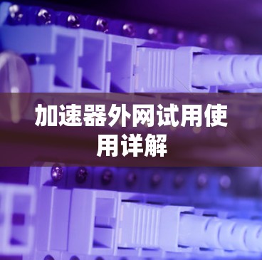 加速器外网试用使用详解 加速器外网试用使用详解