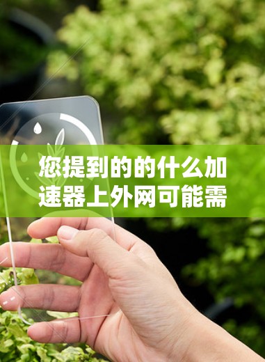 您提到的的什么加速器上外网可能需要更清晰的表达。以下是一些与加速器相关的建议和信息 您提到的的什么加速器上外网可能需要更清晰的表达。以下是一些与加速器相关的建议和信息