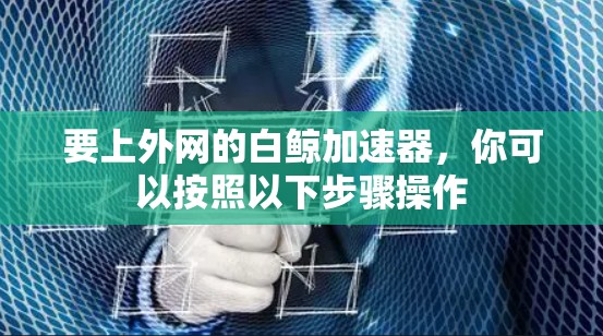 要上外网的白鲸加速器,你可以按照以下步骤操作 要上外网的白鲸加速器,你可以按照以下步骤操作