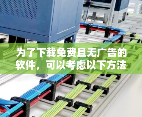 为了下载免费且无广告的软件，可以考虑以下方法