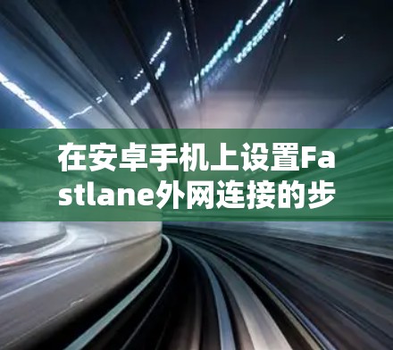 在安卓手机上设置Fastlane外网连接的步骤如下 在安卓手机上设置Fastlane外网连接的步骤如下