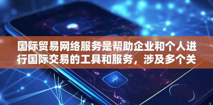 国际贸易网络服务是帮助企业和个人进行国际交易的工具和服务，涉及多个关键领域。以下是对该领域的一些详细分析