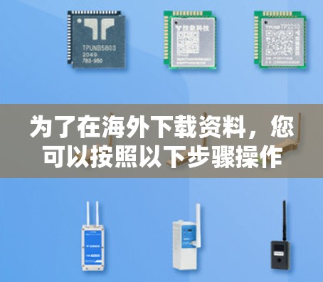 为了在海外下载资料,您可以按照以下步骤操作 为了在海外下载资料,您可以按照以下步骤操作