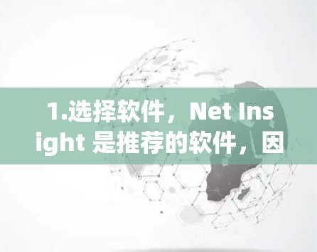 1.选择软件,Net Insight 是推荐的软件,因为它更可靠和用户友好,适合大多数用户 1.选择软件,Net Insight 是推荐的软件,因为它更可靠和用户友好,适合大多数用户