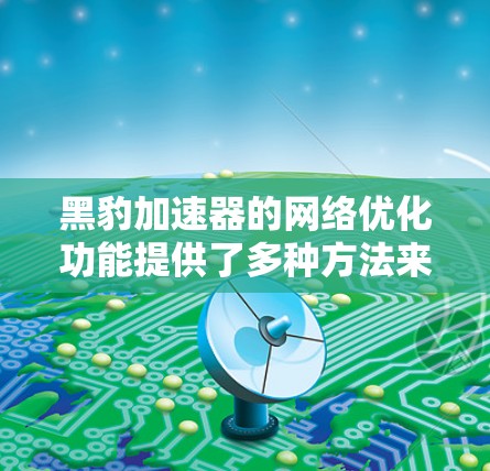 黑豹加速器的网络优化功能提供了多种方法来提升网络连接速度和用户体验。以下是一些详细的步骤和建议，帮助您更好地利用这些功能